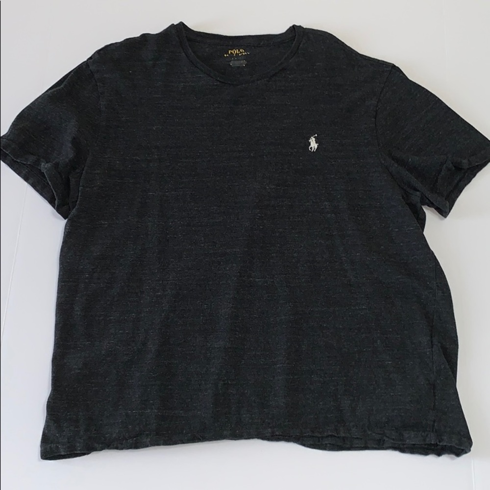 Polo Men’s Dark Gray Short Sleeve Tee Shirt Medium